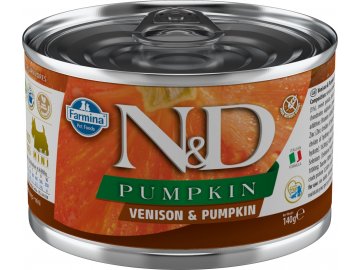 N&D Pumpkin Venison Mini 140 g