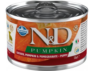 N&D Pumpkin Puppy Chicken Pomegranate Mini 140 g