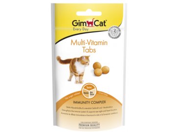 GimCat Multi-Vitamin Tabs tablety s taurinem a vitamíny 40 g