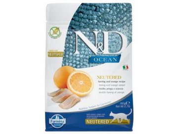 N&D Ocean Neutered Herring Orange 300 g