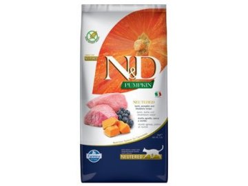 N&D Grain Free Cat PUMPKIN Neutered Lamb Blueberry 5 kg