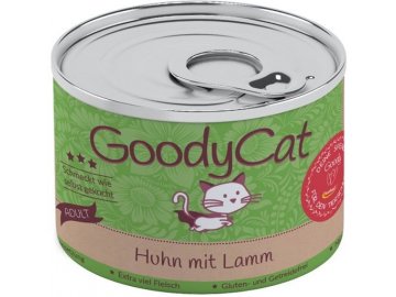 GoodyCat Adult kuře s jehněčím, dýní a rajčaty - konzerva pro kočky 180 g