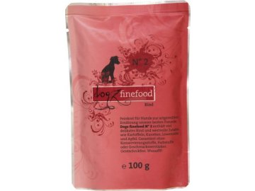 Dogz Finefood No.2 hovězí - kapsička po psy 100 g