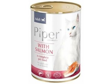 Piper Adult s lososem - konzerva pro kočky 400 g