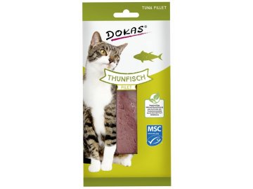 DOKAS filet z tuňáka - pamlsek pro kočky 22 g