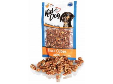 Kiddog mini kachní kostičky s treskou - pamlsky pro psy 80 g