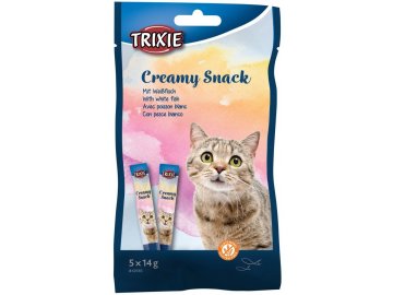 Creamy Snack s bílou rybou - pamlsek pro kočky 5x14 g