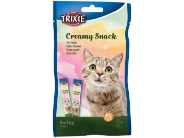 Creamy Snack s kuřetem - pamlsek pro kočky 5x14 g