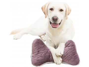Ergonomický relaxační polštářek na krk Estelle 34x20 cm Berry - polštář pro psy/lidi