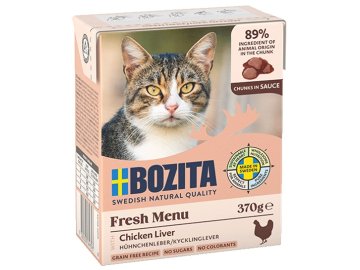 0025485 bozita cat kousky v zele s kurecimi jatry kapsicka 370 g