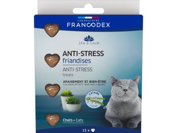 Francodex antistresové pamlsky pro kočky 12 ks