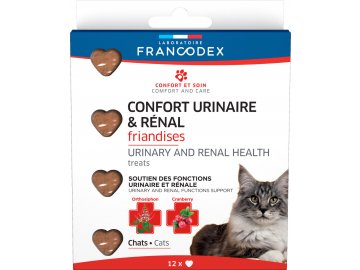 Francodex Confort Urinary Renal - pamlsky pro kočky 12 ks