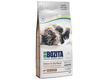 0025472 bozita cat indoor sterilised reindeer sob gf 10 kg