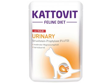 Kattovit Feline Diet Urinary telecí - kapsička pro kočky 85 g