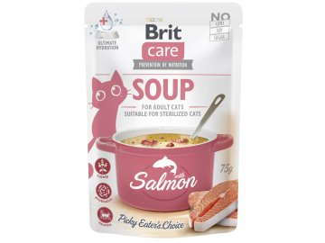 Brit Care lososová polévka pro kočky 75 g