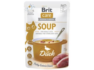 Brit Care kachní polévka pro kočky 75 g
