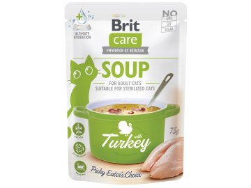 Brit Care krůtí polévka pro kočky 75 g