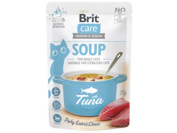 Brit Care tuňáková polévka pro kočky 75 g