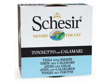 Schesir tuňák a kalamáry v želé - konzerva pro kočky 85 g