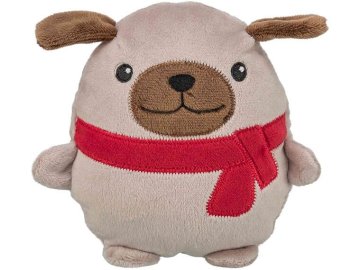 Vánoční plyšový pejsek 16 cm
