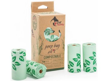 PetBuddy kompostované sáčky 8 rolí
