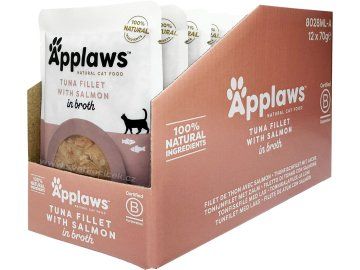 Applaws tuňák losos multipack vývar+