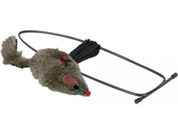 Závěsná myška na dveřní rám 8 cm - hračka pro kočky
