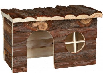 Dřevěný domeček pro morče a činčilu Jerrik