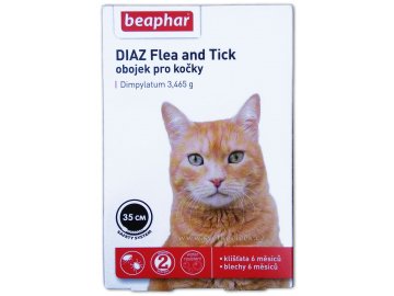 Obojek antiparazitní kočka DIAZ Flea Tick - 35 cm