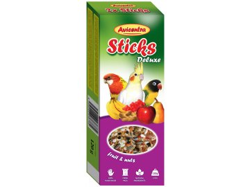 Avicentra tyčinka malý papoušek ovoce a ořechy - 120 g