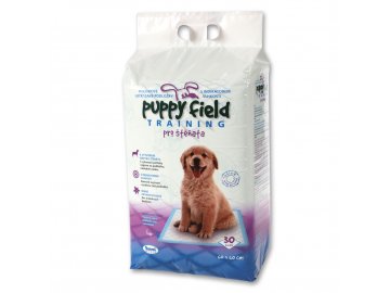Pleny pro štěňata Puppy Field 60x60 cm - 30 ks v balení