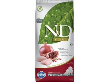 N&D Prime Puppy Medium Maxi Chicken Pomegranate 12 kg