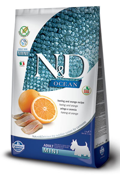 N&D Ocean Dog Adult Mini Herring Orange 2,5 kg