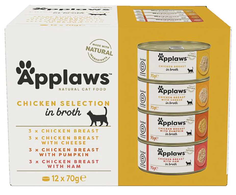 Applaws MULTIPACK Chicken - konzerva 12x70 g