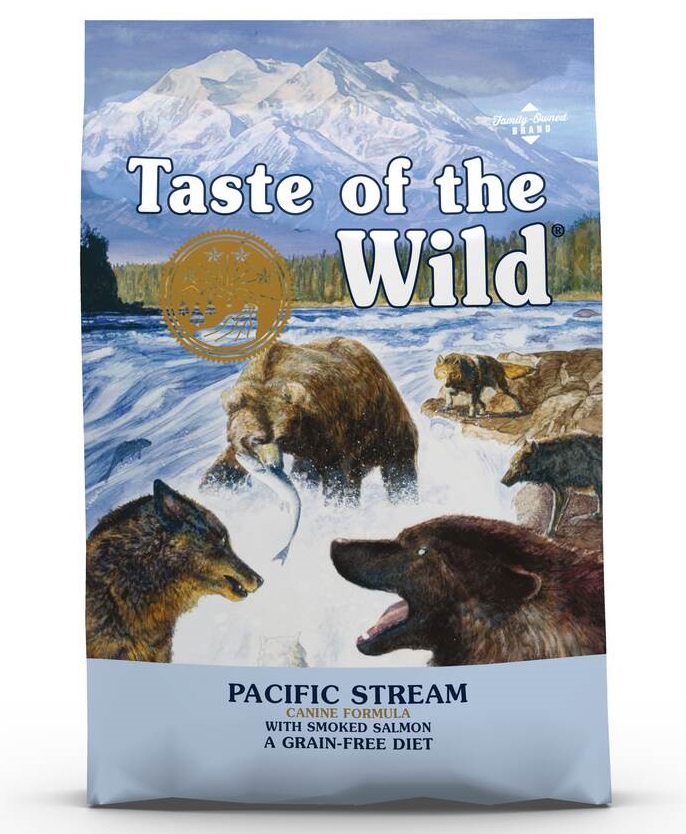 Taste of the Wild Pacific Stream 12,2 kg + mrazem sušené pamlsky ZDARMA