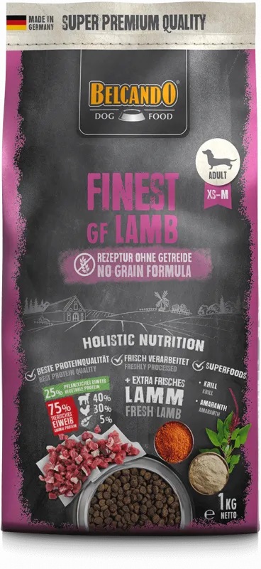 Belcando Finest GF Lamb 1 kg + losos 1 kg ZDARMA