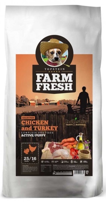 Farm Fresh Chicken Turkey Active Puppy 15 kg