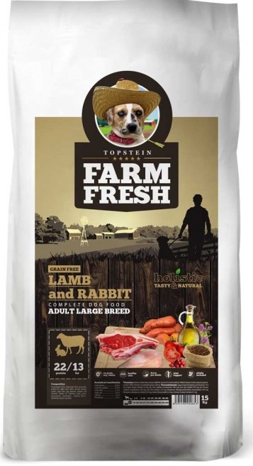 Farm Fresh Lamb Rabbit Adult Large Breed 15 kg