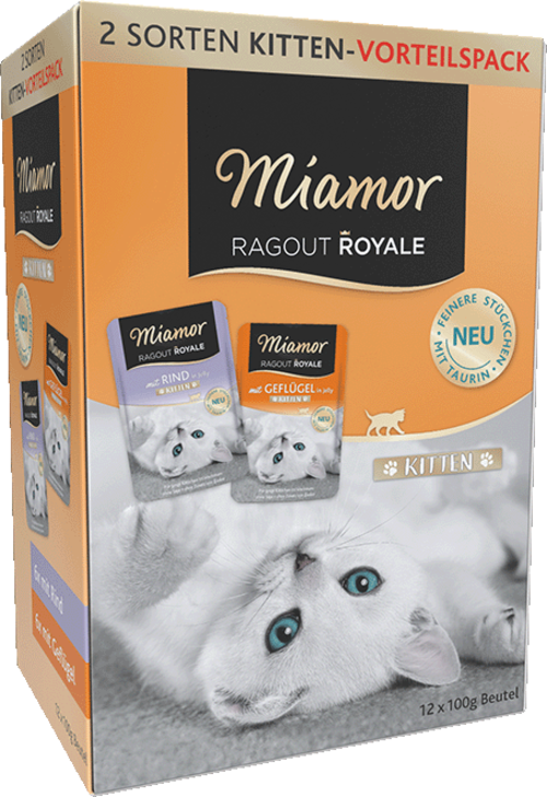 Miamor Cat Ragout Kitten Multipack v želé - kapsička 12x100 g