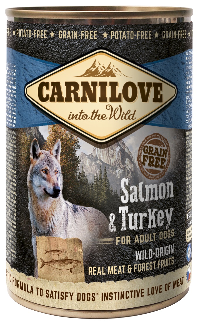 Carnilove Wild Meat Salmon and Turkey - konzerva 400 g