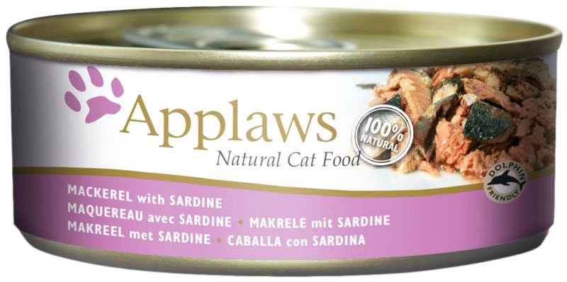 Applaws makrela a sardinky - konzerva 156 g