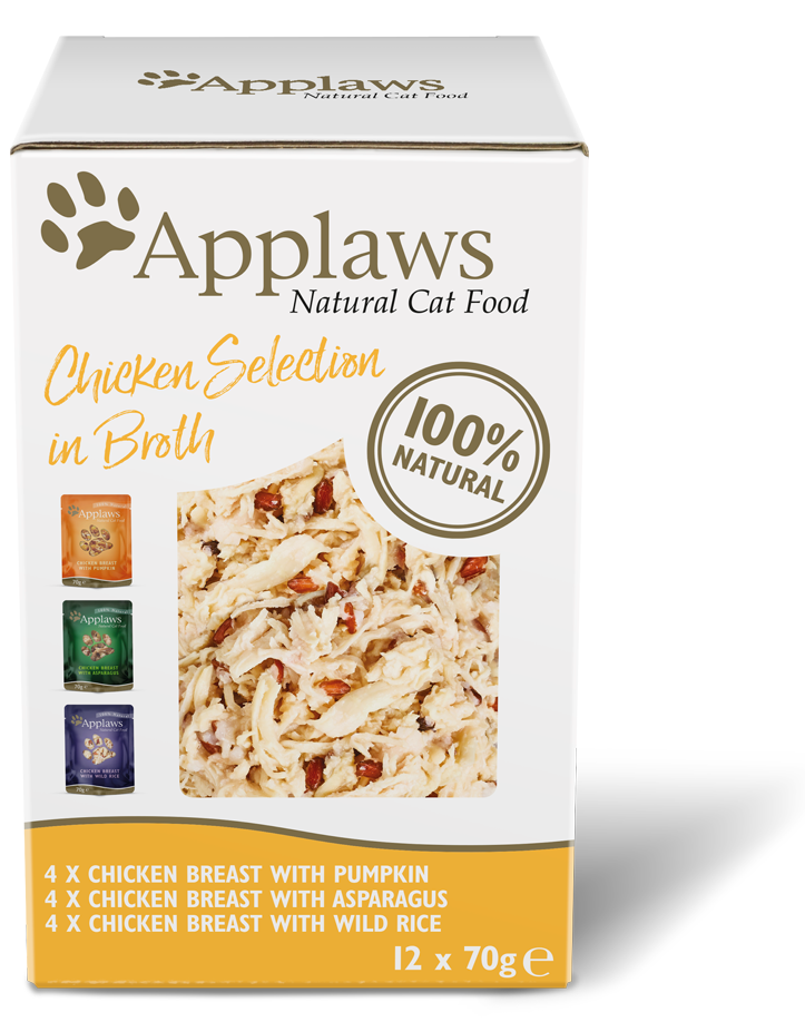 Applaws Chicken Multipack kuřecí výběr - kapsička 12x70 g