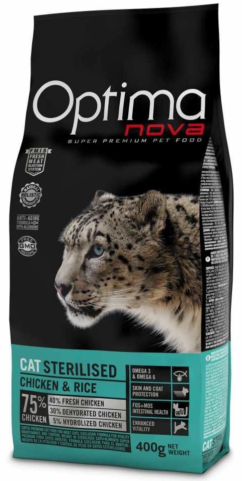 Optima Nova Cat Sterilised 400 g