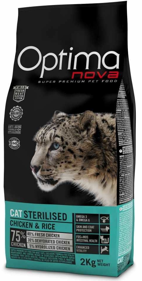 Optima Nova Cat Sterilised 2 kg