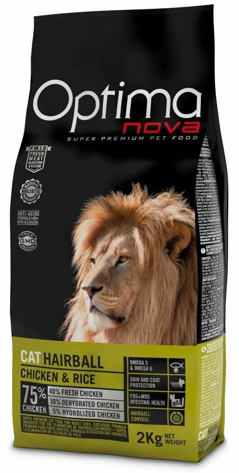 Optima Nova Cat Hairball 2 kg