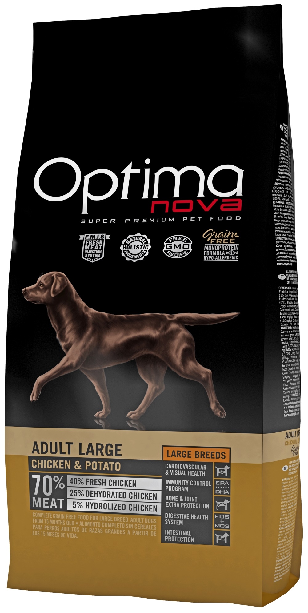 Optima Nova Dog Adult Large GF Chicken 12 kg