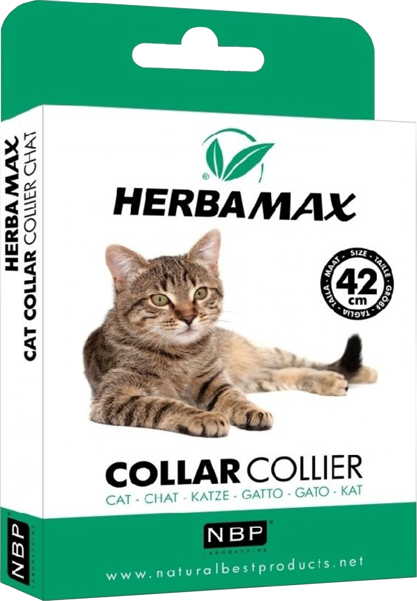 Obojek repelentní přírodní Herba Max pro kočky - 42 cm