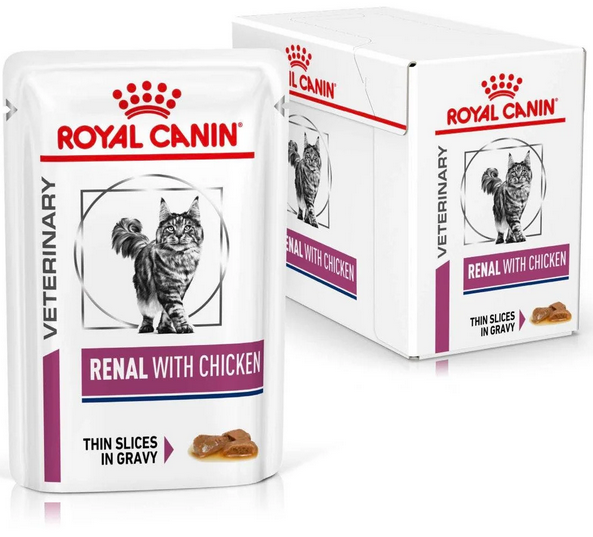 Royal Canin VD Feline Renal Chicken - kapsička 12x85 g