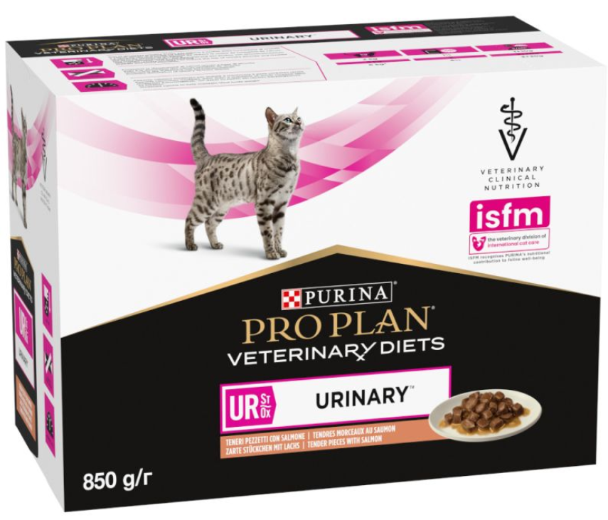 Purina PPVD Feline St/Ox Urinary Salmon - kapsička 10x85 g