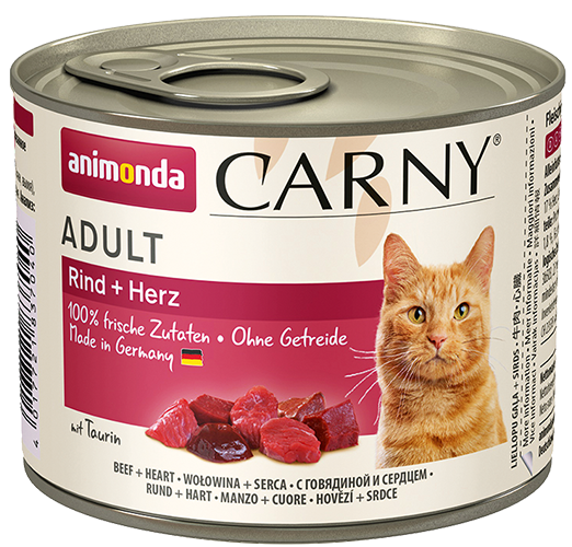 Carny Adult hovězí a srdce - konzerva pro kočky 200 g